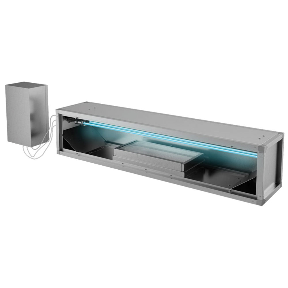 Retrofit Plasma Box aperto con lampade UV-C